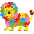 Lion Blocks Puzzle Learning ABC Alphabet Study Kids Letters Play Toy