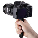 Black Handle Hand Grip SLR Stabilizer with 1/4'' for LED Flashlite or Gopro