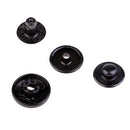 20 Sets Snap Fasteners Press Studs Sewing Rivets for DIY Leather Craft 13mm Grey Black