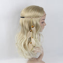 Women Girls Ladies Bohemian Style Indian Feather Tassels Weave Headband Headwear Hair Accessories Fancy Dress Wedding Party Supplies
