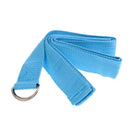 Yoga Strap D-Ring Belt Band Fitness Training Waist Leg Exercise Cotton Strap
