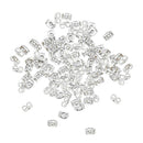 200 Pcs Copper Plated 11 mm/ 0.43'' Ear Stud Earrings Butterfly Backs Earring DIY Jewelry Findings