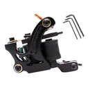 PRO Tattoo Machine Lettering Motor Liner Shader Supply 10 Coil Wraps 3 Grips