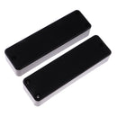2pcs Plastic Sealed Electric Bass Guitar Humbucker Pickup Covers Guitar Parts Accessory
