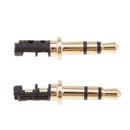 10Pieces 3.5mm 3 Pole Male Soldering Repair Headphone Audio Jack Plug Gold