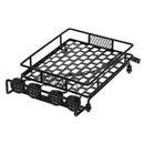 Metal RC Crawler Roof Rack w/ 4 White LED Nightlight for 1/10 HSP RC4WD D90