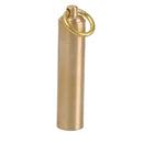 Outdoor Sports Brass Survival Waterproof Case Seal Capsule Container Holder for Hiking Climbing