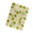 Romantic Artificial Rose Flower Wall Panels Wedding Venue Background Decor