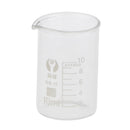 10ML Low Form Glass Measuring Graduated Beaker Chemistry Lab Glassware