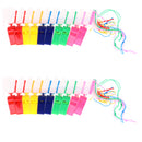 20Pcs Plastic Whistle with Lanyard for Referee Coach School Sports and Outdoor Hiking Camping Travel Emergency Survival Tools