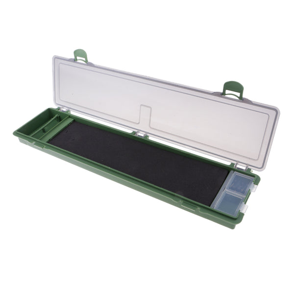 1 Piece Stiff Hair Rig Board with 20 Pieces Pins 34.5 x 9 x 2.3 cm/13.6 x 3.5 x 0.9 inch