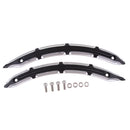 1 Pair Black Chrome Rear Fender Side Bolt On Accents Trim For Indian Scout 2015-2018
