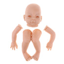 Real Looking 22inch Silicone Reborn Kits Awake Baby Doll with Head Arms Legs - Kids Gift Adult Collections