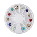 3D Nail Art Tips Crystal Rhinestones Glitters Gems Jewelry Manicure DIY Decoration Tool