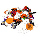 50 Pieces Assorted Wood Halloween Buttons 2 Hole Buttons for Sewing Scrapbooking