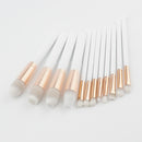 Professional 12pcs Makeup Brushes Set Powder Foundation Eyeshadow Blush Contour Cosmetic Tool White