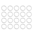 Pack of 20PCS Brass Copper Circle For Jewelry Necklace Earrings Making Craft Projects DIY Silver