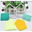 4pcs House Shape Decorating Sugarcraft Plunge Baking Plastic Mold Tools