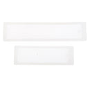 Pack of 2 Resin Mold Silicone DIY Mould for Epoxy Resin Jewelry Bookmarks Craft Making Mould 11 x 3.5 x 0.8 cm & 16 x 3.5 x 0.8 cm