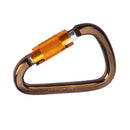 25KN Aluminum Auto Locking Carabiner Hook for Rescue Outdoor Rock Climbing Rappelling Exploring