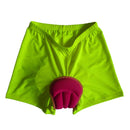 Womens Fashion Clothing Sportswear Cycling Wear Comfortable Breathable Underwear Shorts Fluorescent Green XXL