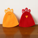 2pcs Fabric Cute Chick Easter Egg Covers Holder Holiday Ornament Present