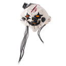 Black and White Terror Latex Mask Halloween Props Trick Costume Cosplay Mask