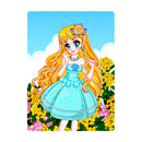 Preschoolers Toddlers 3D DIY Rhinestone Embroidery Princess Painting Handmade Cross Stitch Art Supplies Gift