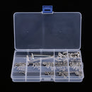 240Pcs Head Socket Hex Set Grub Screw Cup Point Stainless Steel Case
