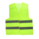 High Visibility Safety Security Vest Secure Vest with Lime Reflective Stripe