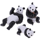 Model Panda Static Model Panda Family Toy for Children,Desk Decoration Display and Collection