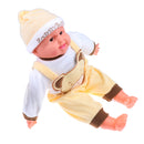 Realistic Baby Doll Soft Simulation Plastic 20.5inch Lifelike Baby Boy Doll Toy with Clothes Can Roar with Laughter By Battery