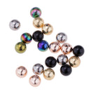 20PCS Replacement Piercing Balls Lip Eyebrow Tragus Horseshoes 1.6mmx5mm