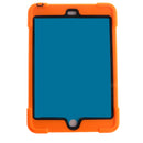 Orange Full Body Protective Silicon Rubber Cover Case Stand for iPad Mini 1 2 3 Tablets