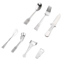 Durable Stainless Steel Kitchen Ware Set Cutlery Tableware Soup Spoon Eggbeater Fruit Cutter Utility Tools 7Pcs