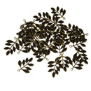 30pcs Antique Bronze Leaf Charms Pendant Lot Connector Jewelry DIY Craft