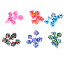 42PCS Polyhedral Dice for Dungeons & Dragons Dice DND RPG MTG Dice Game 16mm