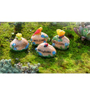 Pack of 5PCS Durable Hand-Painted Micro Landscape Decor Animal Statue Bee Mini Resin Ornaments Home Garden DIY Ornaments