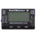RC CellMeter 8 2-8S Digital LCD Screen Display Battery Capacity Checker For LiPo, LiFe, Li-ion, NiCd, NiMH Batteries