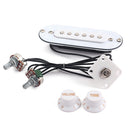 Loaded 52mm Bridge Pickup with Pickguard Volume Tone Knobs for Acoustic Folk Guitar