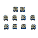 10 Pcs 2000 Ohm Linear Rotational Trimmer Resistance Potentiometer 0.05 W 102-1K Fine Turning