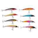 8pcs Plastic Minnow Fishing Lures Deep Lure for Bluegill Salt Swimbait 8.5cm