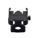 1 Set Black Aluminum Motorbike Universal Handlebar Mobile Phone Holder Mounting Bracket