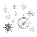 10 Styles Vintage Silver Connectors Jewelry Making Charms Pendant DIY Craft