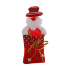 Christmas Gift Candy Bag Santa Snowman Reindeer Xmas Tree Hanging Ornament Decoration Kids Gift Bags Santa Claus