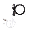 Acoustic Tube Earpiece Earphone Microphone Clip on For Walkie Talkie Two Way Radio