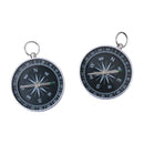 Aluminum Mini Keychain Ring Precise Compass Metal Accurate Compact Outdoor Hiking