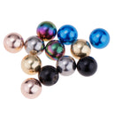 12 PCS Stainless Steel 1.6x5mm Piercing Jewelry Replacement Balls Mix Color