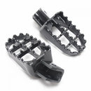 2pcs Steel Motorcycle Pedal Footrest Billet Peg Frame Gray for Yamaha PW50/ PW80