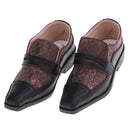 Delicate SD17 PU Leather Shoes Uncle Size 1/3 BJD Smart Dolls Shoes Serpentine Patterns for LUTS SD DOD